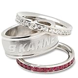 Kasey Kahne #9 Logo Crystal Stacked Ring Set