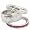 Kasey Kahne #9 Logo Crystal Stacked Ring Set (Size 6)