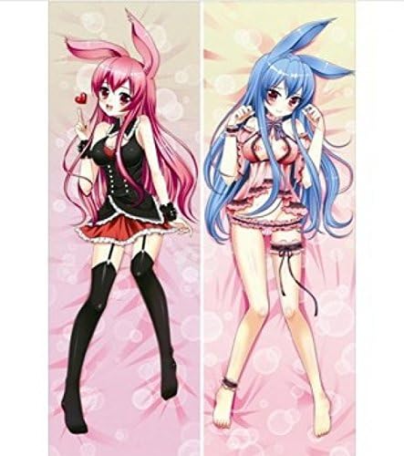 Sunny Daily Anime Dakimakura Hugging Pillow Case: Black Rabbit, Problem Children Are Coming From Another World, Aren'T They