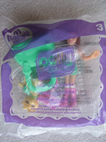 McDonald's 2008 Polly Pocket #3 Lila Kitty Carrier Toy