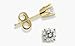 Baby 0.20 TCW Yellow Gold Diamond Studs