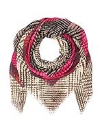 Marc by Marc Jacobs Fular Blurred Dot (Beige / Marrón / Fucsia)