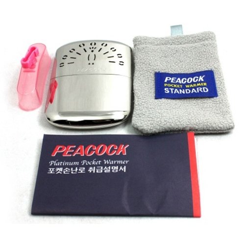 Original Peacock Hand Warmer Chauffe Mains Standard Size