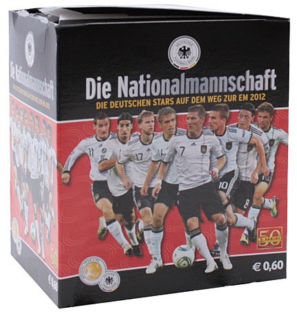 Panini – Die Nationalmannschaft – Die deutschen Stars auf dem Weg zur EM 2012 – Sticker – 50 Tüten
