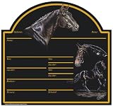 Stalltafel Warmblut - Christina Boetzel Reitsport Pferd Pferde Stallschild Schild Reiten Geschenk Deko