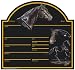 Stalltafel Warmblut - Christina Bötzel Reitsport Pferd Pferde Stallschild Schild Reiten Geschenk Deko