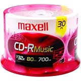 MAXELL 625335 Music CD-R (30-ct spindle)