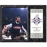 Mounted Memories Chicago Bears Super Bowl XX Mike Ditka Plaque with Replica Ticket