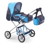 Chic 2000 586T07 - Kombi Puppenwagen Bambina Little Hearts t&uuml;rkis