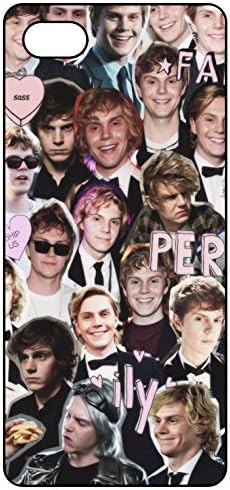 Custom Design - Evan Peters Hard Plastic Back Case with Soft Rubber Edges Protective Phone Case Cover for iPhone 6 Plus/iPhone 6s Plus