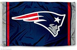 Amazon.com : New England Patriots Large NFL 3x5 Flag : Outdoor Flags ...