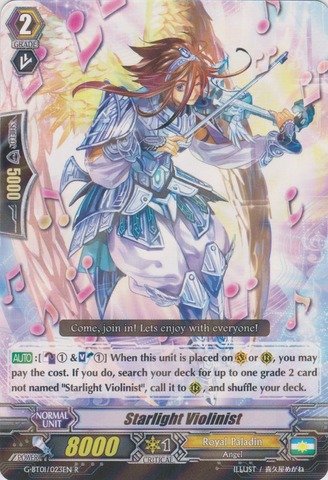 Cardfight!! Vanguard TCG - Starlight Violinist (G-BT01/023EN) - G Booster Set 1: Generation Stride