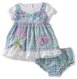 Youngland Baby-girls Infant Mock Seersucker With Pick Up Hem And Diaper Cover