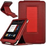 CaseCrown Bold Trifold Case (Red) for Amazon Kindle Fire Tablet