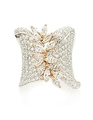 Diamond & 18k Two Tone Gold Right Hand Ring