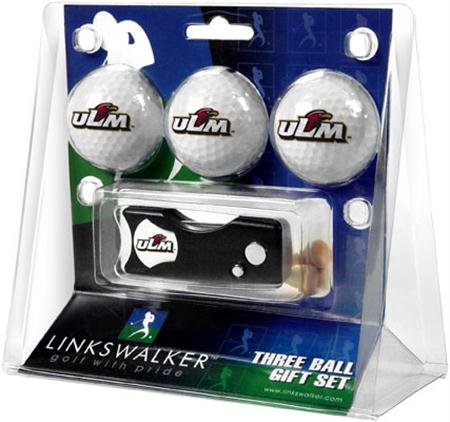 Louisiana-monroe Warhawks Ncaa Spring Action 3 Golf Ball Gift Packs