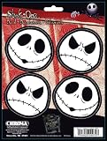 4PC Window Decal Sticker - Nightmare Before Christmas Jack Skellington