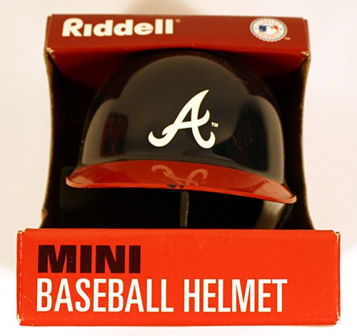 Riddell Mini Baseball Helmet Atlanta Braves