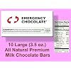 Bloomsberry Emergency Milk Chocolate - Ten 3.5 oz. Bars