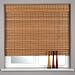 Sunlover Bamboo Wooden Roman Blinds, Teak, W120cm