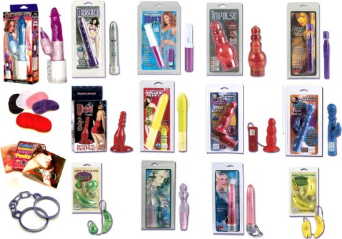 Rabbit Vibrator Erotic Essentials Adult Sex Toy Kit - 6 Pack