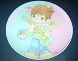 PRECIOUS MOMENTS DINNER PLATE - GIRL ON GUITAR