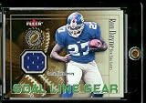 2001 Fleer Authority Goal Line Gear Ron Dayne Jersey New York Giants Football Card - Mint Condition - Shipped In Protective ScrewDown Case!