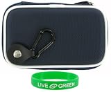 Nylon Hard Shell GPS Case (Dark Blue) for Garmin nüvi 855 4.3-Inch