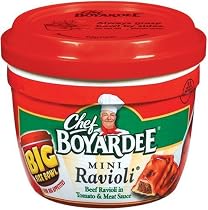Chef Boyardee Mini Beef Ravioli, 14.25-Ounce Microwavable Bowls (Pack of 12)