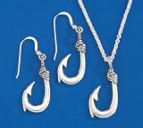 .925 Sterling Silver Fishing Earrings