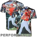 MLB Men's Texas Rangers Josh Hamilton Sublimated High Definition Photo Tee Shirt (Rangers, Xx-Large)