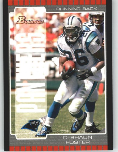 2005 Bowman #90 DeShaun Foster - Carolina Panthers (Football Cards)