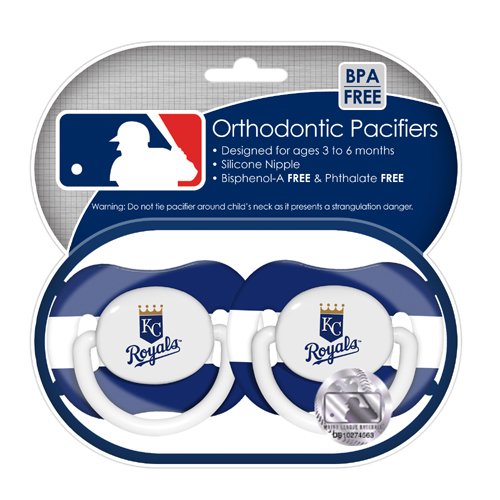 MLB Kansas City Royals Pacifiers (2 Pack)
