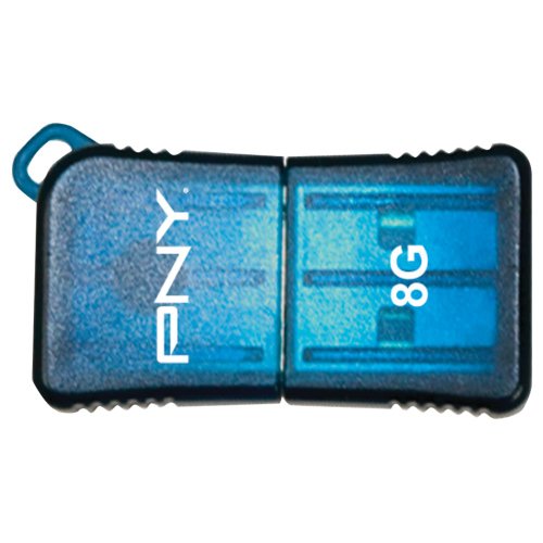 PNY 8 GB Micro Blue (P-FDU8GBSLK/BLU-EF)