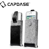 CAPDASE iPhone 4S / 4 用 mKeeper Pocket Felt, Grey カードホルダーつき ポケットタイプ ケース, フェルト・グレー MKIH4S-L20G FELT