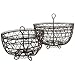Jardin Wire Baskets -Set of 2 Sizes, Rust Color