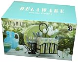 Delaware Picnic Caddy with Antique Bronze Finish
