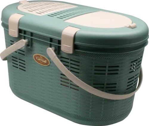 IRIS Pet Carrier for Dog or Cat, Green