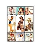 Pin Up II 9-teiliges Magnet Set