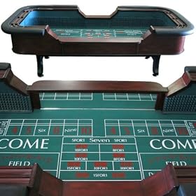 Trademark Poker Premium 8-Foot Craps Table