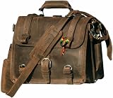 A Dark Coffee Brown Leather Briefcase, Backpack, Handbag They'll Fight Over When You're Dead