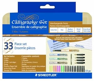 Staedtler Calligraphy Pen Set, 33 Pieces