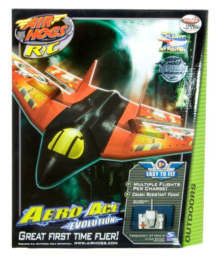Air Hogs R/C Aero Ace Evolution Red Jet Fighter Airplane 27 MHz - NOT Randomly Picked, Sold as Shown