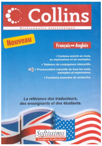 Collins 2005 Win français/anglais/français *Nouveau*