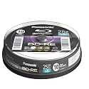 Panasonic LM-BES25WE10 25GB Rewritable Blu-ray Media Spindle -10 per Pack