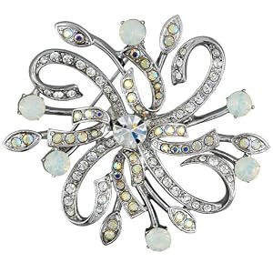 Austrian Crystal Intricate Starwork Brooches And Pins by 