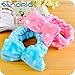 VANORIG® Lovely Double-deck Headband Bowknot, Women Soft Coral Fleece Hairlace, Wash Makeup Cosmetic Headband Hairlace with High Elasticity