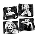 Vandor Marilyn Monroe Coasters, Set of 4