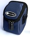 Bilora EverStar Micro 282 blau Kameratasche (mit Gürtelschlaufe und Trageriemen, 10 Jahre Garantie!!) passend zu Panasonic TZ1/TZ2/TZ3/TZ4/TZ5 und Canon Powershot G7, G9, PowerShot SX100 IS/ A650 IS/A720 IS/A650 IS/A590 IS/A570 IS/A560/A580