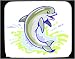 Mouse Pad with dolphin, sea, porpoise, ocean, fish, animal